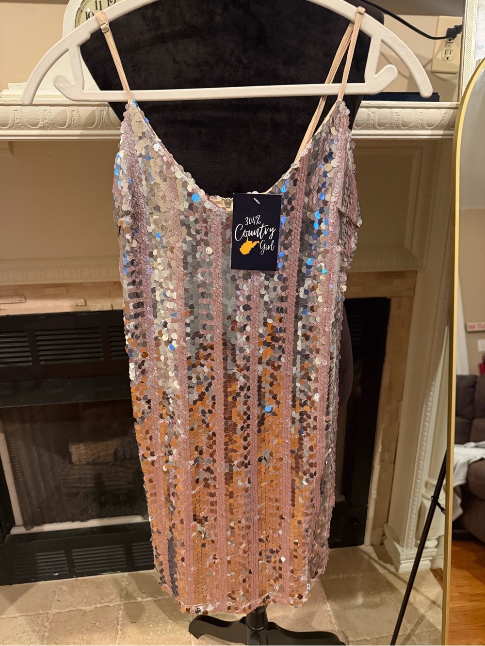 Forever 21  Sequin Slip Dress